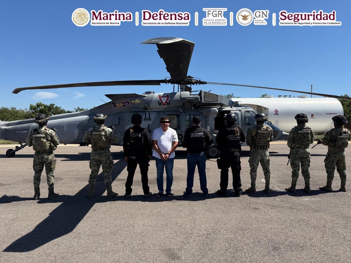 Global_ReportHQ's tweet image. #BREAKING Mexican authorities released a photo of CJNG leader El Jardinero after he was arrested by Mexican Special Forces.