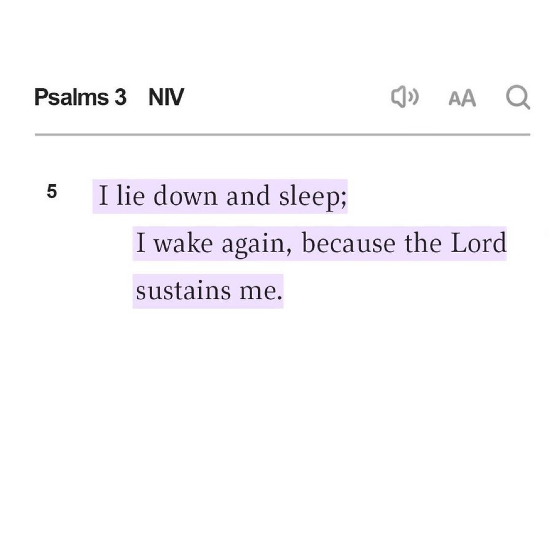 Psalms 3:5