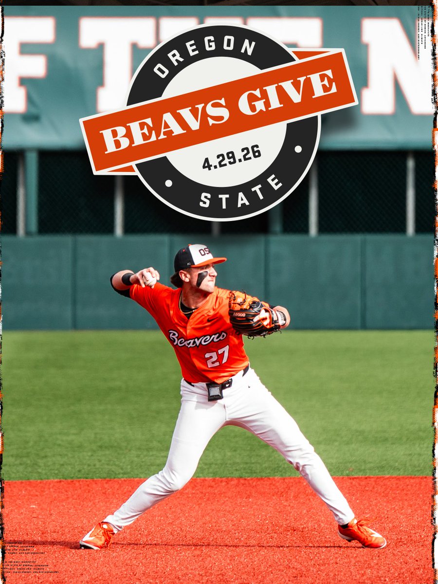 BeaverBaseball's tweet image. We are getting closer to Dam Proud Day '26.

Hit the link and support your Beavs!

damproudday.org/organizations/…

#GoBeavs