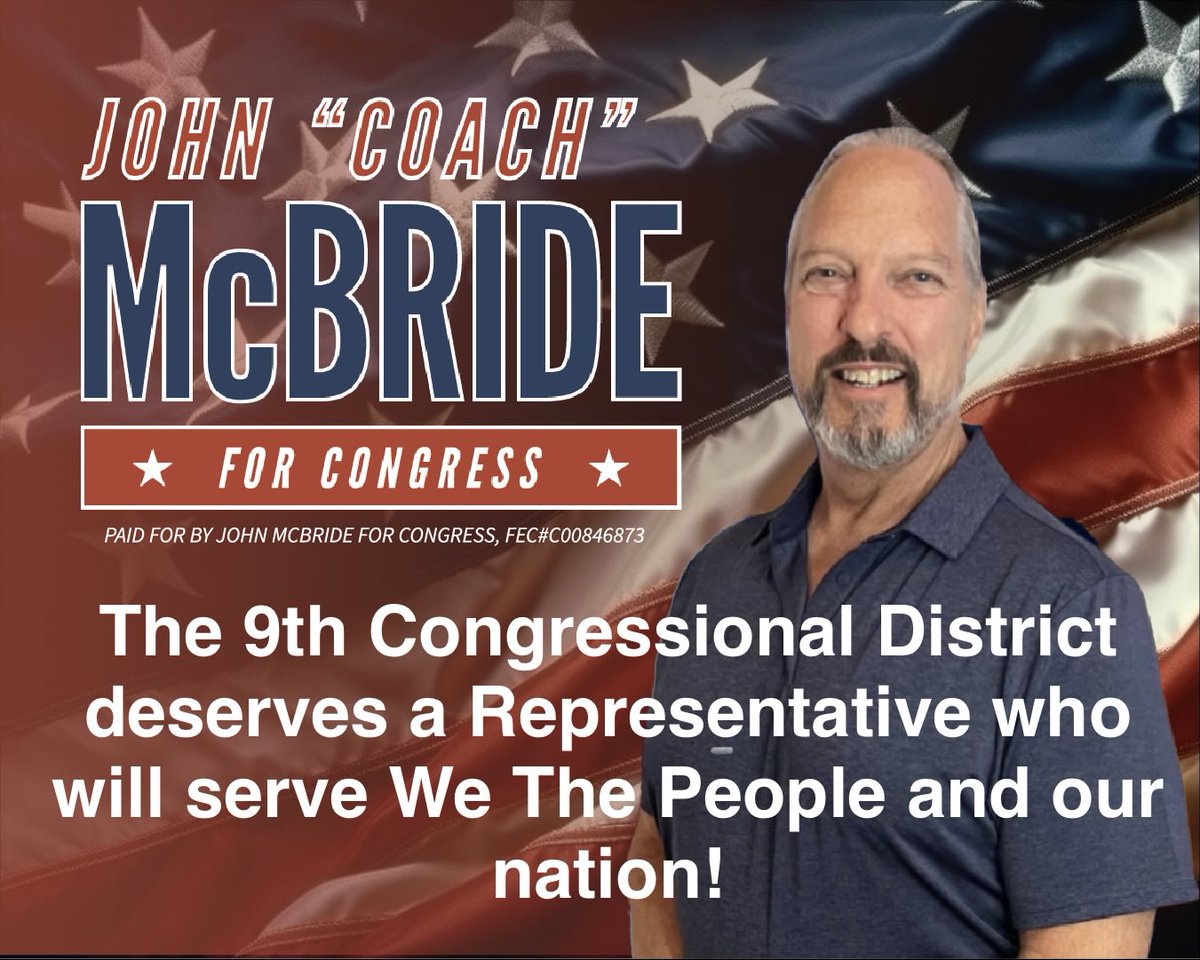 John McBride for Congress tweet media