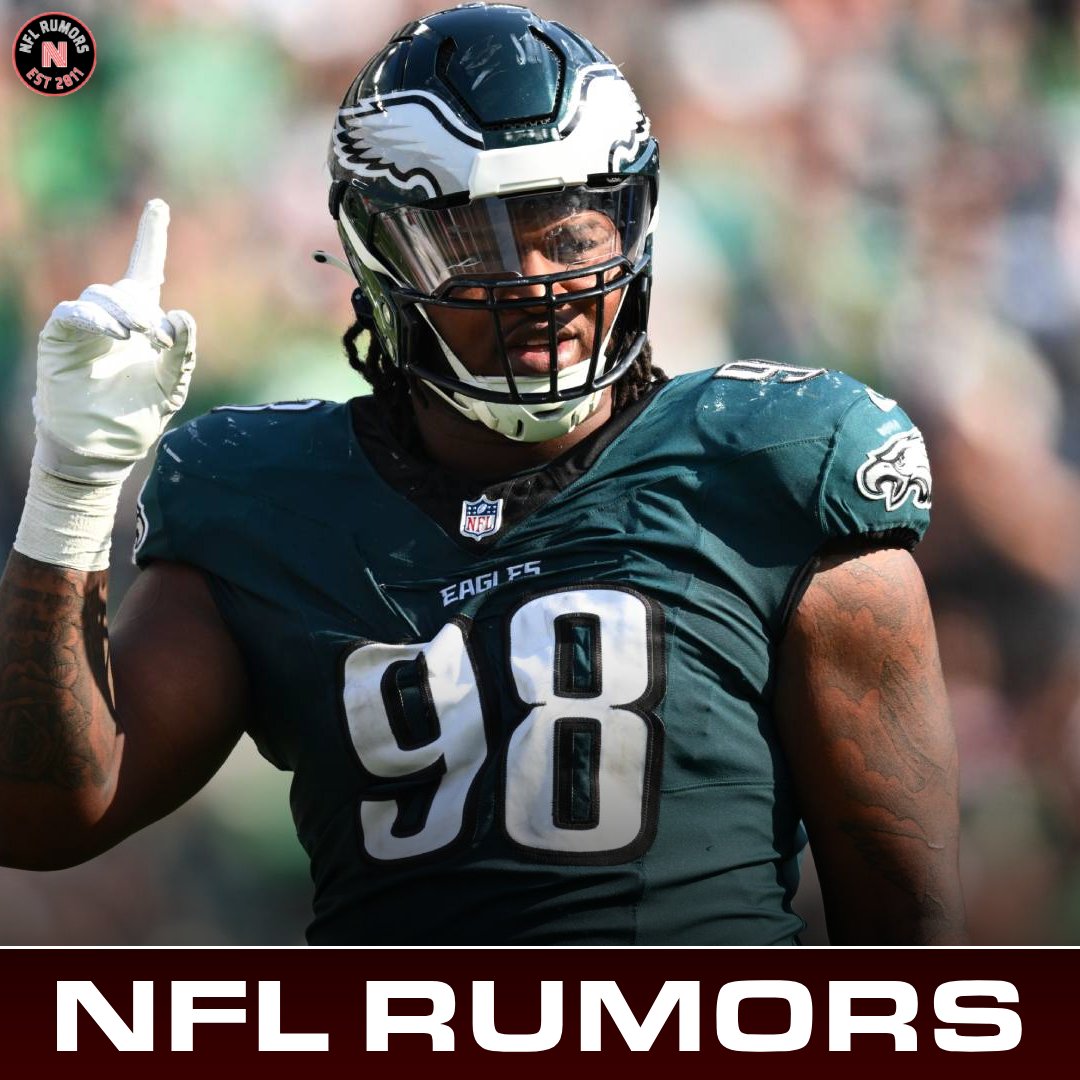 nflrums's tweet image. 🚨🚨The #Eagles are  exercising Jalen Carter fifth-year option. Because the DT is a two-time original-ballot Pro Bowler, his option number checks in north of $27MM #flyeaglesfly