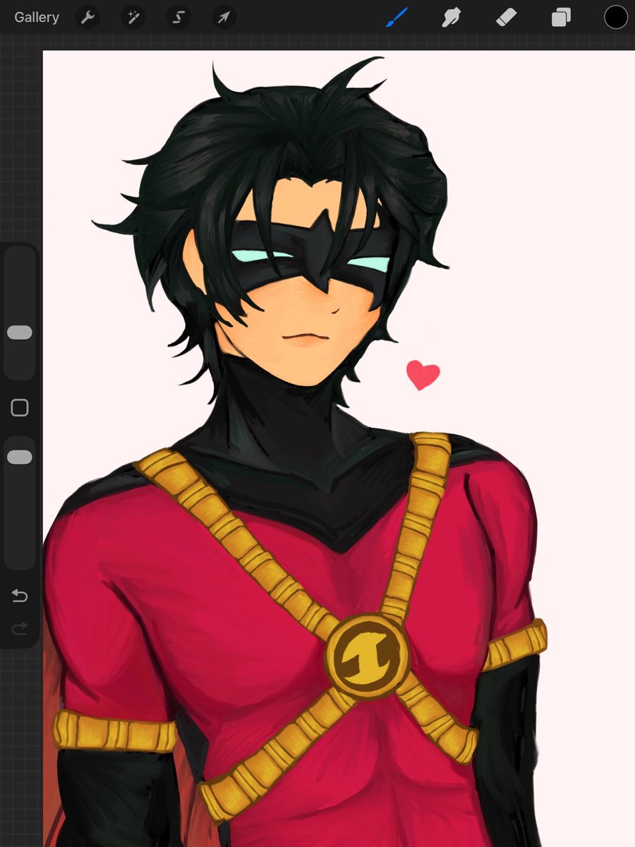 kayp3899's tweet image. A cute Bart and Tim piece I made a while back #bartallen #timdrake #comicart