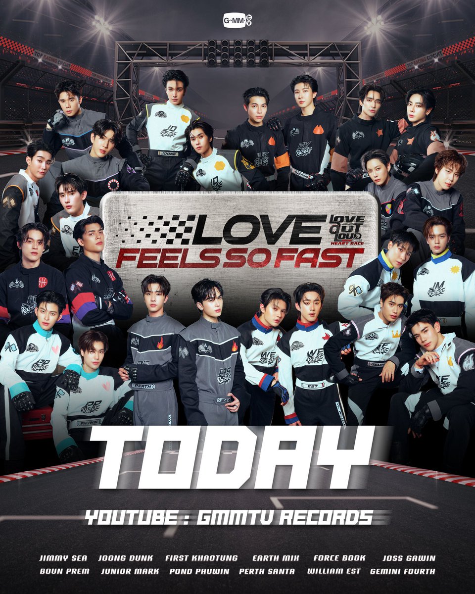 พี่นักแข่งทีม PP Racer ❤️‍🔥 เท่มาก รอดู MV เย็นนี้หกโมงเลย

#LoveFeelsSoFast_LOL
#LOLFanFest2026
#ปอนด์ภูวินทร์