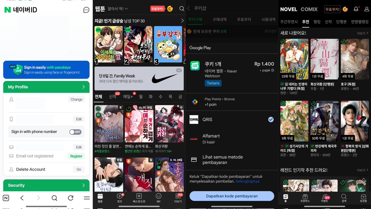 mikha 🪻 jual jasa buat akun naver. cek pinned ‼️ tweet media