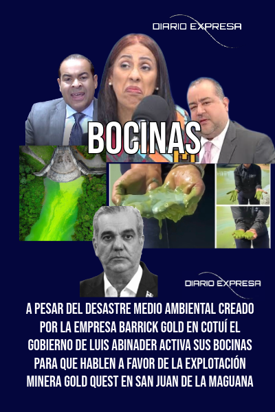 diarioexpresa's tweet photo. A pesar del desastre medio ambiental creado por Barrick Gold en cotuí el gobierno de luis abinader activa sus bocinas para que hablen a favor de la explotación minera Gold Quest en San Juan de la Maguana. #DiarioExpresa #MedioAmbiene 

Más detalles en https://t.co/VjI1YKDWL0 https://t.co/FfbTkxqgFi