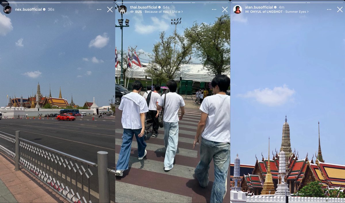 วันนี้น้องบัสไปเดินสายมูหรือไหว้พระย่านนั้นปะ เอาหน่อยเว้ย ก่อนบัสกิ้งแล้วใกล้ไปเอเชียทัวร์ด้วย (วันนี้ฤกษ์ดีด้วยนะ)