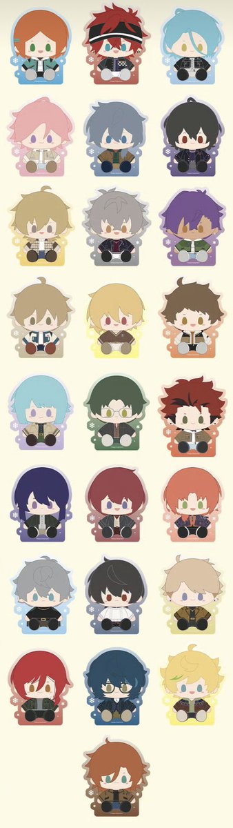 ForselfO909's tweet photo. あんスタ　中国　暖冬ぬい　ちびキャラアクリル

サイズ:55-60*8mm

販売方式:キャラ指定

5月1日より中国オフライン公式ショップにて販売開始

#enstars
#ensemblestars
#앙스타장터
#อันสึตะ
#偶像夢幻祭
#あんさんぶるスターズ https://t.co/yDRCT0BlLR