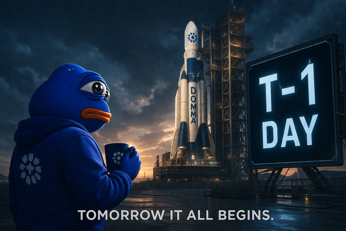 Sand32121's tweet photo. T-minus 1 DAY.
Tomorrow it all begins.
Dominion 2026- the moment the domain world has been waiting for.
Real liquidity. Real infrastructure. Real deals.
See you at Resorts World LV, Las Vegas.
@domaprotocol @D3inc #Dominion2026 @SDMikeCM https://t.co/MFSabVJ83C