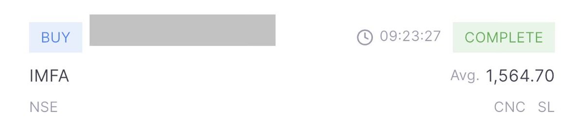 stockspicker_'s tweet image. #IMFA : ACE INVESTOR DEBARSHI DASGUPTA INCREASED STAKE DURING MORNING SESSION TODAY