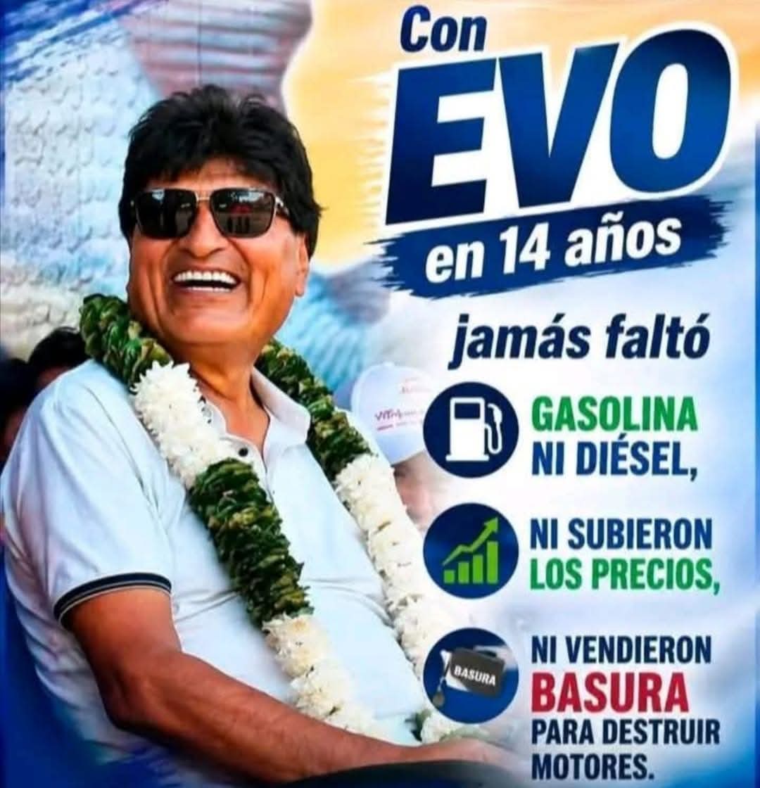 PatitaGastineZ's tweet image. Los únicos y los mejores 14 años de la historia de #Bolivia.
Estabilidad, desarrollo, progreso y dignidad.