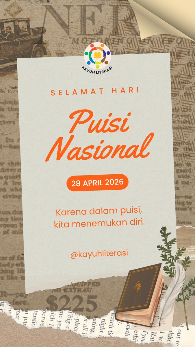 Selamat hari puisi nasional semuanyaaa... 🫶❤️