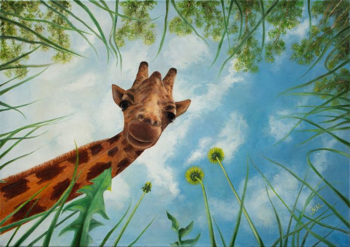 MorokoMila's tweet photo. Art of the Day! "Hello!". Buy at: https://t.co/NrDBk8nxjU https://t.co/ypPNWnyLmH
