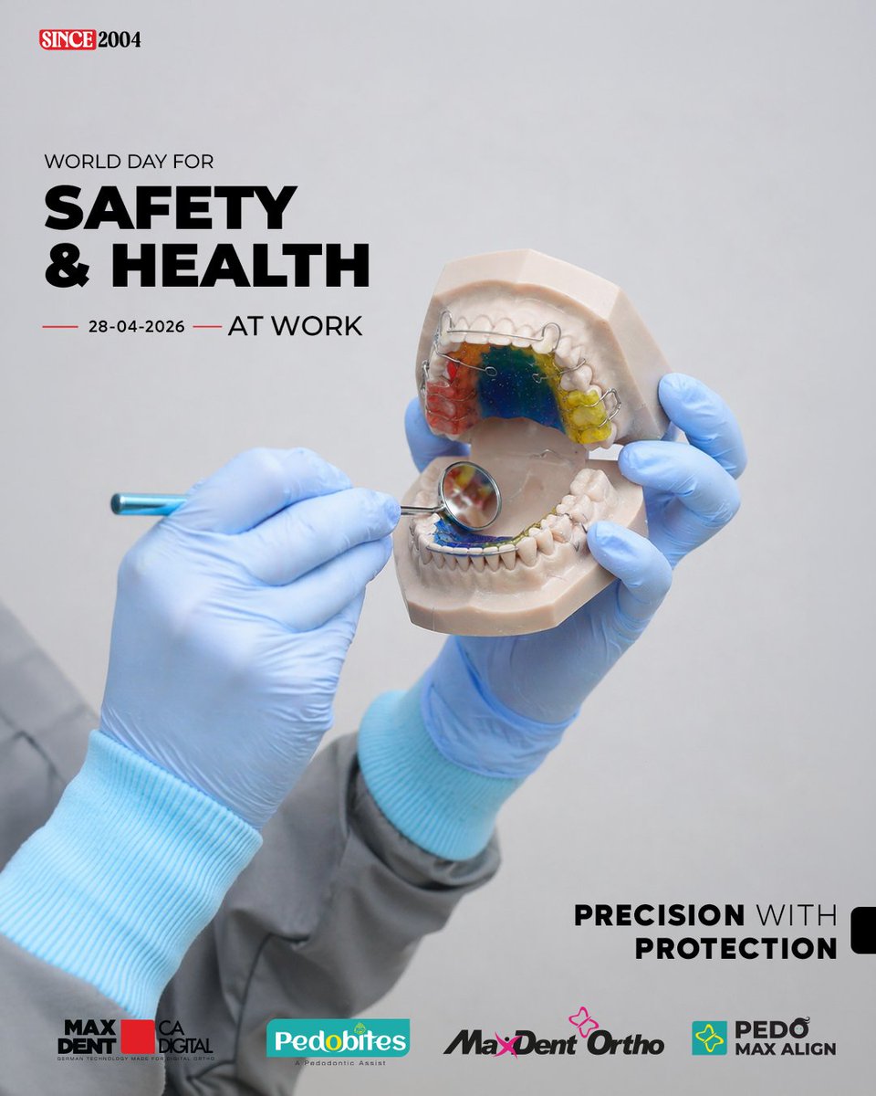 Safety at work is everyone’s responsibility.
This April 28, let’s stay aware, stay careful, and look out for one another. 💛
.
.
#MaxDentOrtho #WorldSafetyDay #SafetyFirst #WorkplaceSafety #StaySafe #CareAtWork #HealthyWorkplace