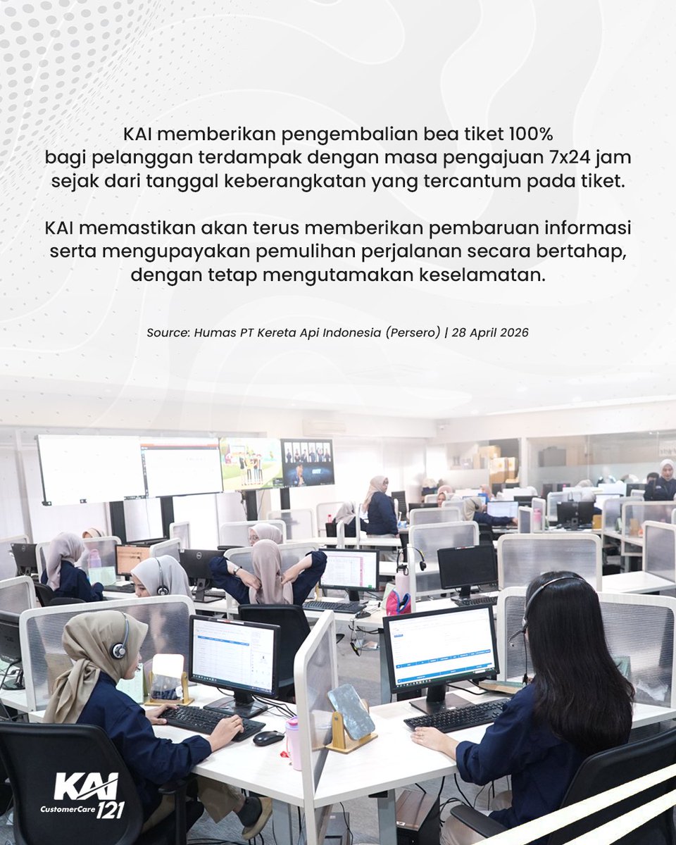 Kereta Api Indonesia tweet media