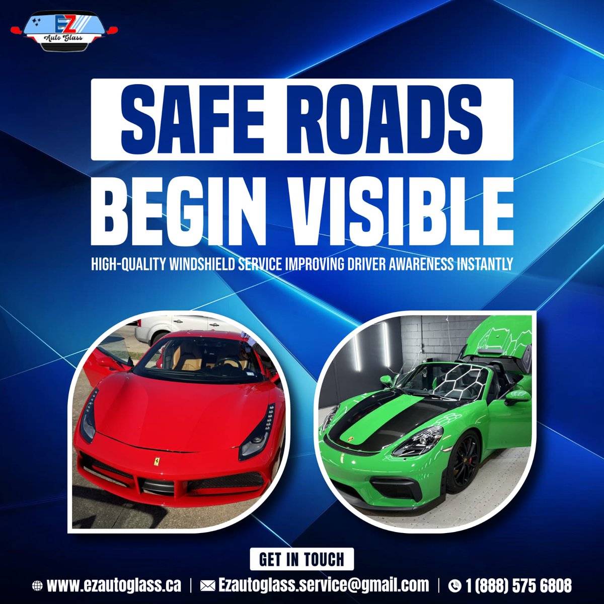 EZ_AutoGlass's tweet image. Clear vision is the foundation of every safe journey. When your windshield is flawless, every mile feels more controlled, confident, and secure.

#SafeRoadsBeginVisible #ClearVision #DriveSafe #AutoGlassRepair #WindshieldCare #RoadSafety