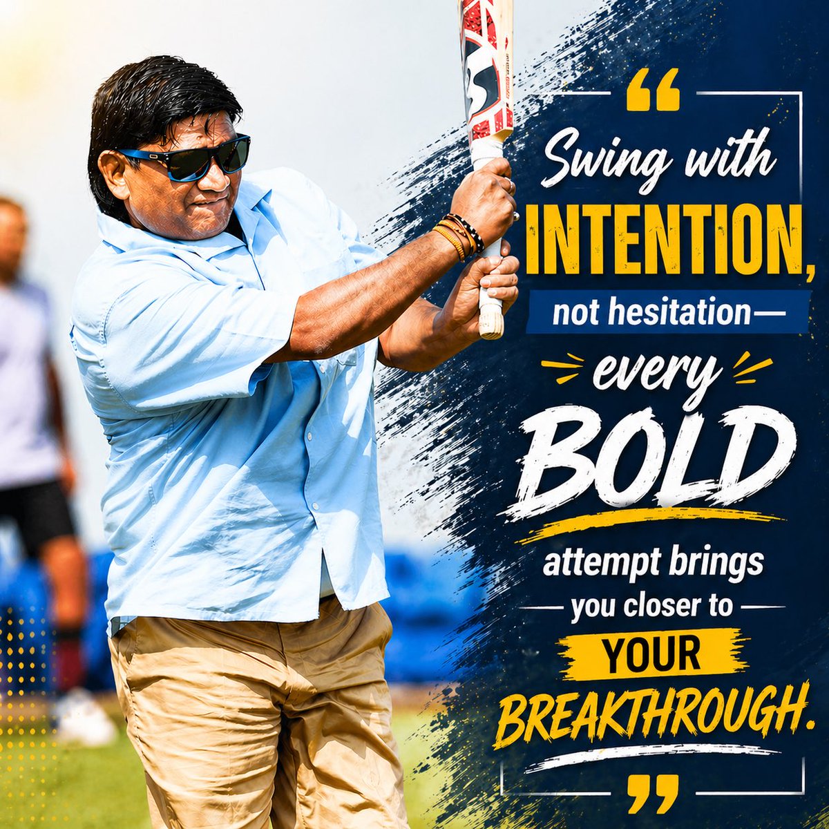 imRaviKChauhan's tweet image. Swing with intention, not hesitation every bold attempt brings you closer to your breakthrough.

#motivation #stayfocused #nohesitation #keepgoing
