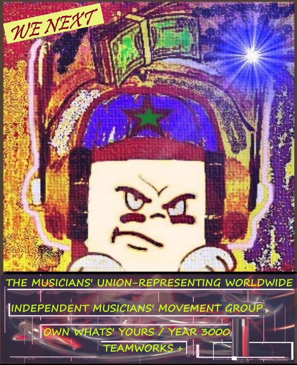 ALEXiWeNext's tweet image. WE NEXT 🤑 MY MOVEMENT 💰INSPIRING MUSICIANS WORLDWIDE

#music #business #HIPHOP