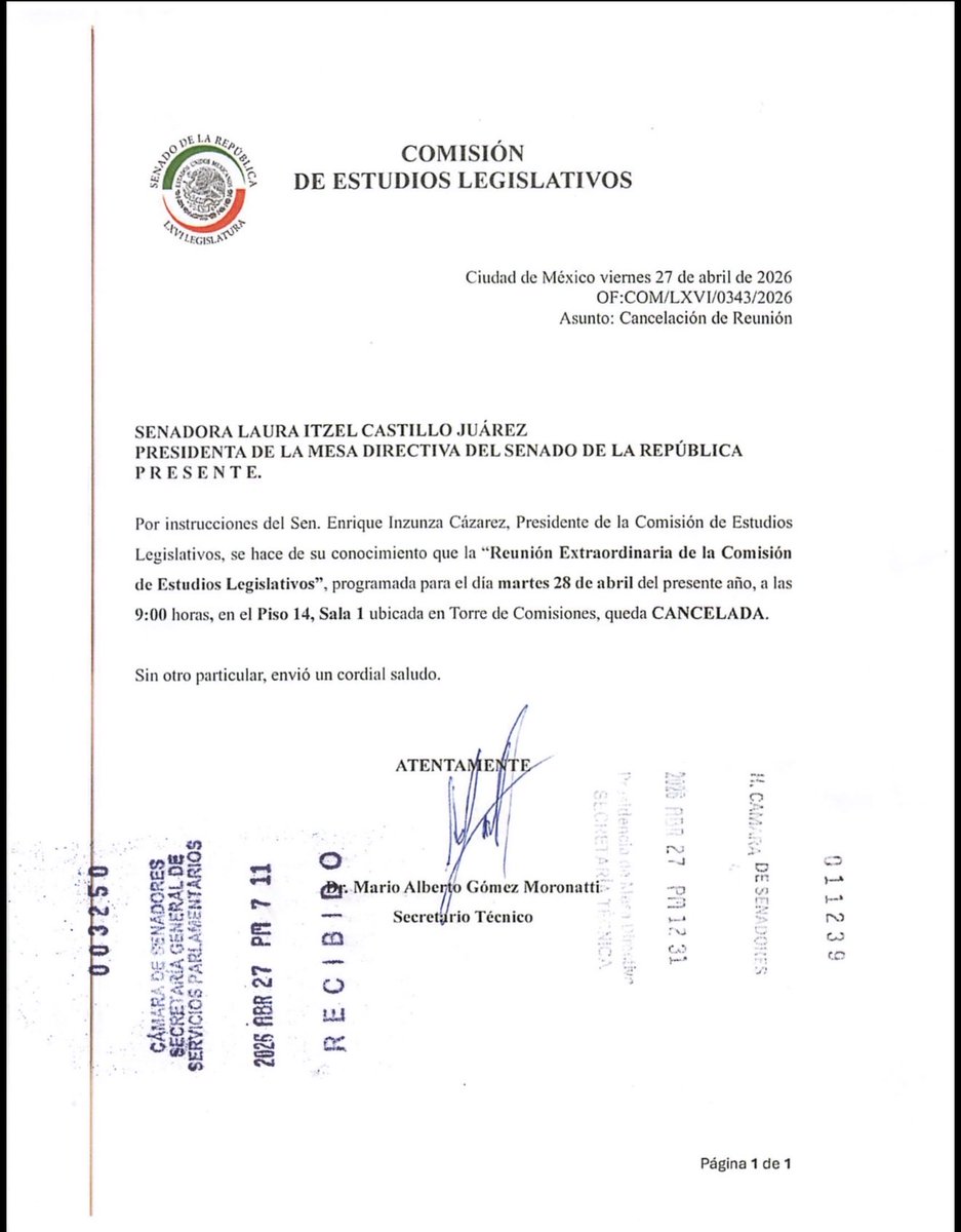 Laura Itzel Castillo Juárez tweet media