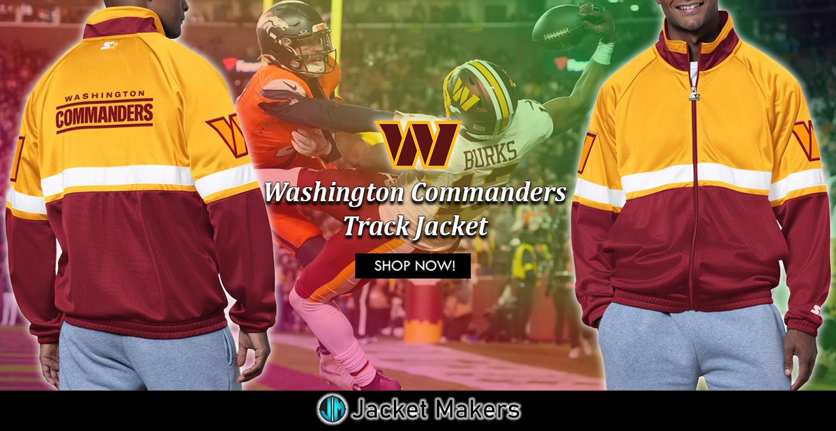 jacketmakers's tweet image. Burgundy/Gold #WashingtonCommanders Veteran Full-Zip Track #Jacket.
____________________
jacketmakers.com/product/washin…
#ootd #style #fashion #outfit #costume #cosplay #gift #celebrityfashion #commanders #highfashion #burgundy #sportjacket #streetstylefashion #giftidea