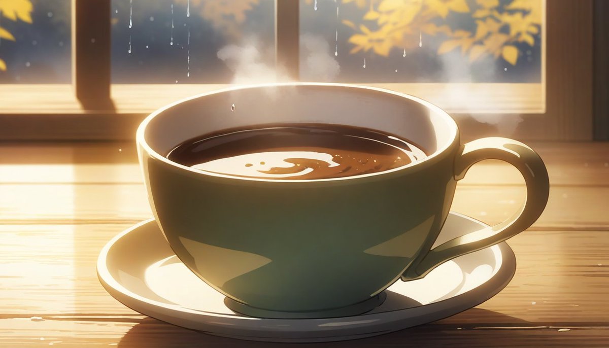 novacuentos's tweet image. this coffee hits different on a rainy morning ☕️🌧️ #gains