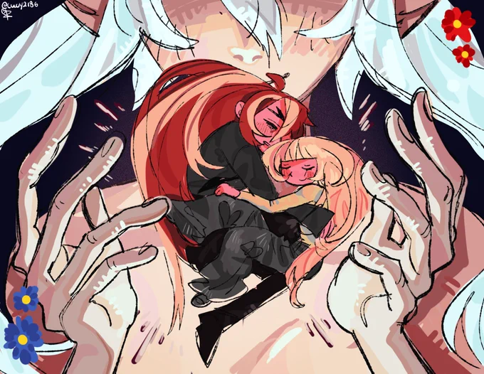 Oh my sweet family #oc #yuri