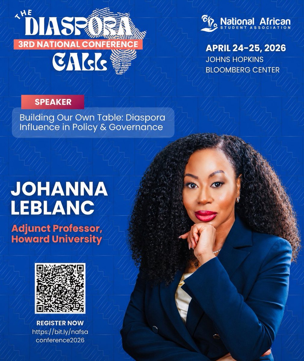 iamjohanna's tweet image. Over the weekend, I engaged with students at #JohnsHopkinsUniversity on #federal #advocacy as a mechanism to shape U.S. policymaking in support of #Africa’s development priorities, investment landscape, and broader geopolitical interests. @JohnsHopkins