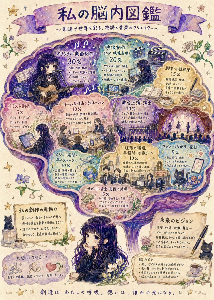 ひまたんさん@sun_flower0906 がやってた脳内図鑑やってみた✨ 何回か