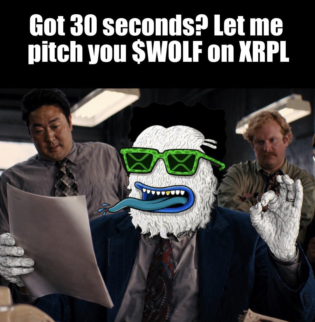 niickdmnd's tweet image. There’s a $Wolf 🐺 on $XRP 
#WOLFPACK