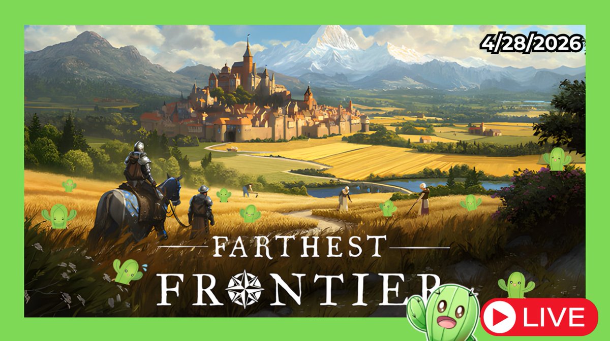 CheeseCakeCacti's tweet photo. If The Village Dies… It’s Chat’s Fault 😏🌾
streaming later… you’re in charge now 👀
don’t let everyone starve… please
we build… we survive… or we blame you
#VTuber #FarthestFrontier #CityBuilder #StreamingLater #GamingCommunity https://t.co/UCyrVUtciZ