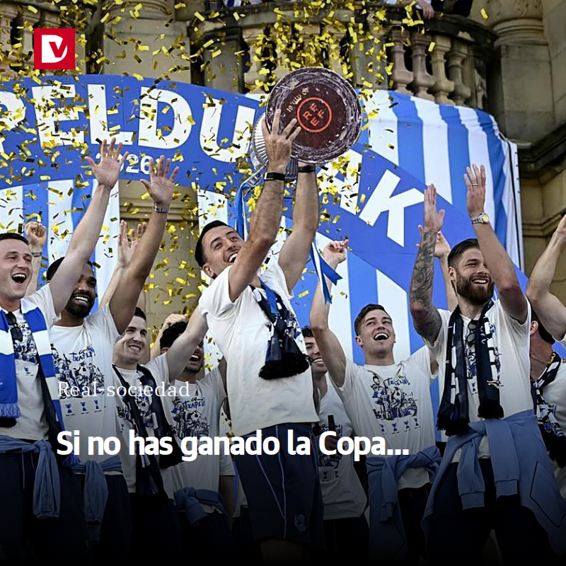 Alzar el título con 10 canteranos y ocho guipuzcoanos ha escocido más allá de la afición del Atlético: están pasando cosas raras, nostalgias absurdas  #RealSociedad