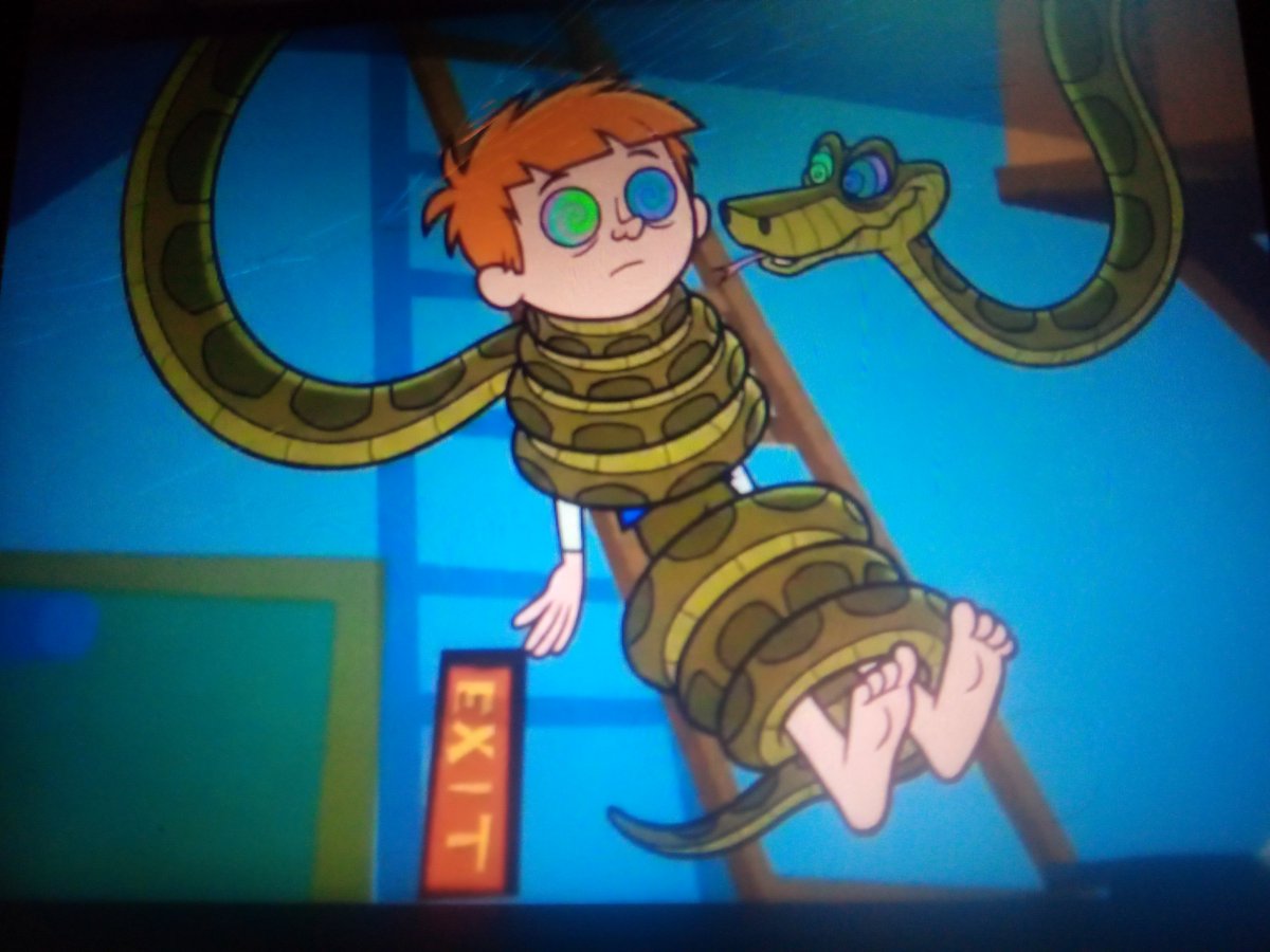 OzzyZapp24751's tweet photo. @martinez_r53033 Todd from wayside meets Kaa the snake from The Jungle Book cartoon animated movie crossover https://t.co/uA46zAK6Q8