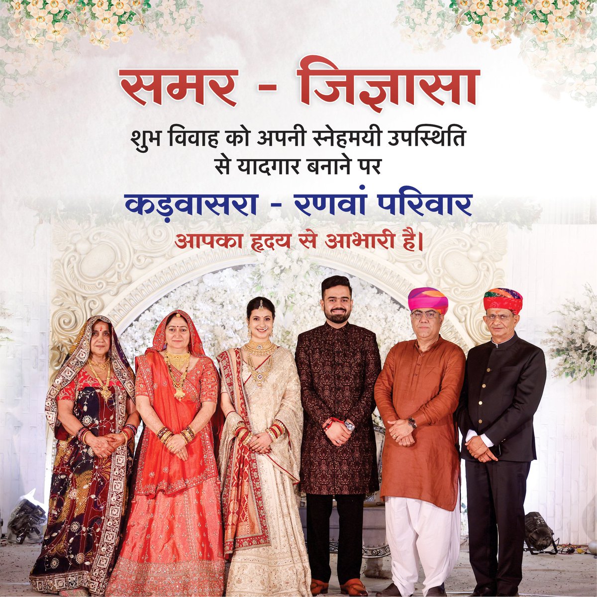 कृतज्ञता के भाव… हृदय से आभार…