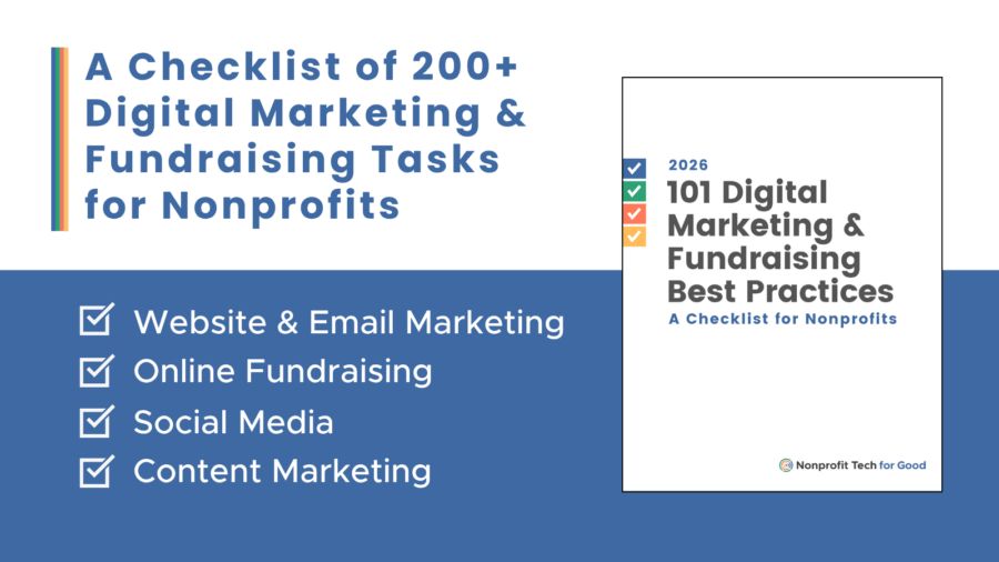 nonprofitorgs's tweet photo. This checklist of 200+ digital marketing and fundraising tasks will help your nonprofit get organized and implement the best practices featured in the blog series, 101 Marketing &amp; Fundraising Best Practices for Nonprofits: https://t.co/A5uVjeZAO5 ✅ https://t.co/bUmsCHQtJG