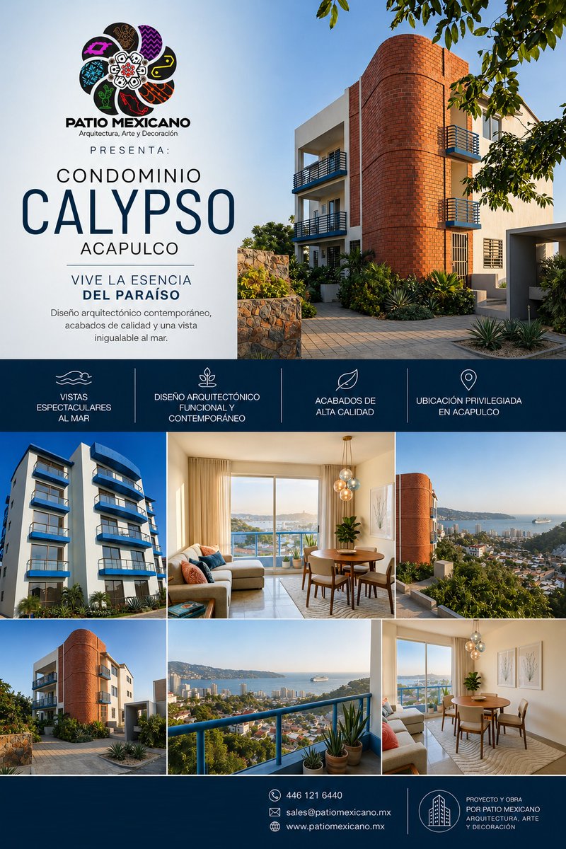 mexicano_patio's tweet photo. Condominio Calypsoe #Acapulco #arquitecturamexicana #artemexicano #entornos #diseñoyarquitectura #mexico #vistaspanoramicas #deptosdeplaya https://t.co/WbczlurLrY