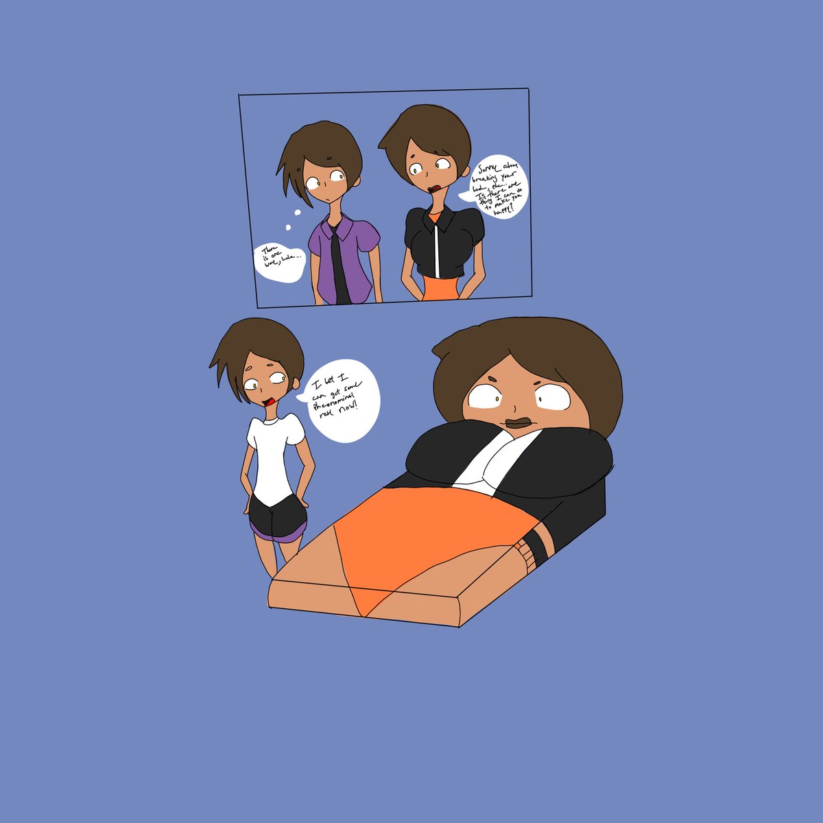 GumLoaded's tweet photo. Some sisters share a bed, some become it. #tf https://t.co/8Du0XCmNTb