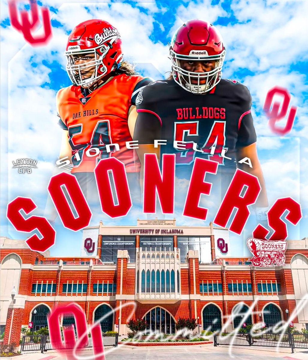 NickMonica63's tweet image. What a night! @OU_Football got an @OakHillsFootba1
 DOG @sione_felila !!! Watch this 🎥 👇 @coachmetty
 #ALLIN #SuperProud

youtube.com/live/zctpx8MCu…
