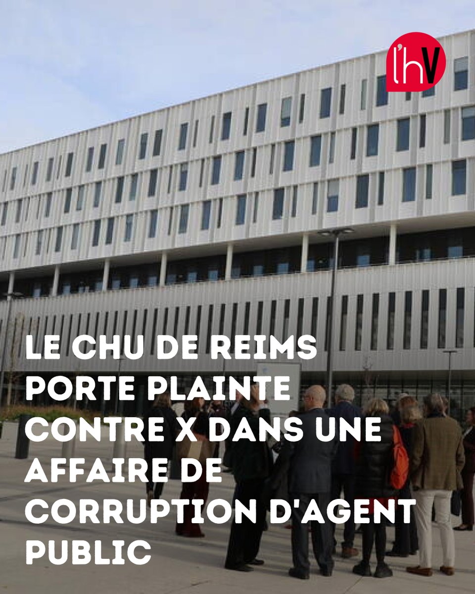 hebdoduvendredi's tweet image. Le CHU de Reims dénonce des faits graves et porte plainte après la révélation d’une affaire de corruption qui secoue l’hôpital. ⚖️ #Reims #CHU #Justice #Corruption #Santé
➡️ l.lhebdoduvendredi.com/aKA