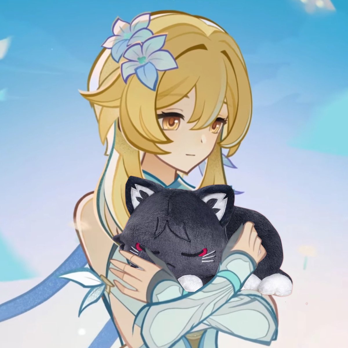 kittyaraha's tweet photo. this girl is soo spoiled with scarameow plushies #scaralumi #wanlumi https://t.co/PVhJgvAirG