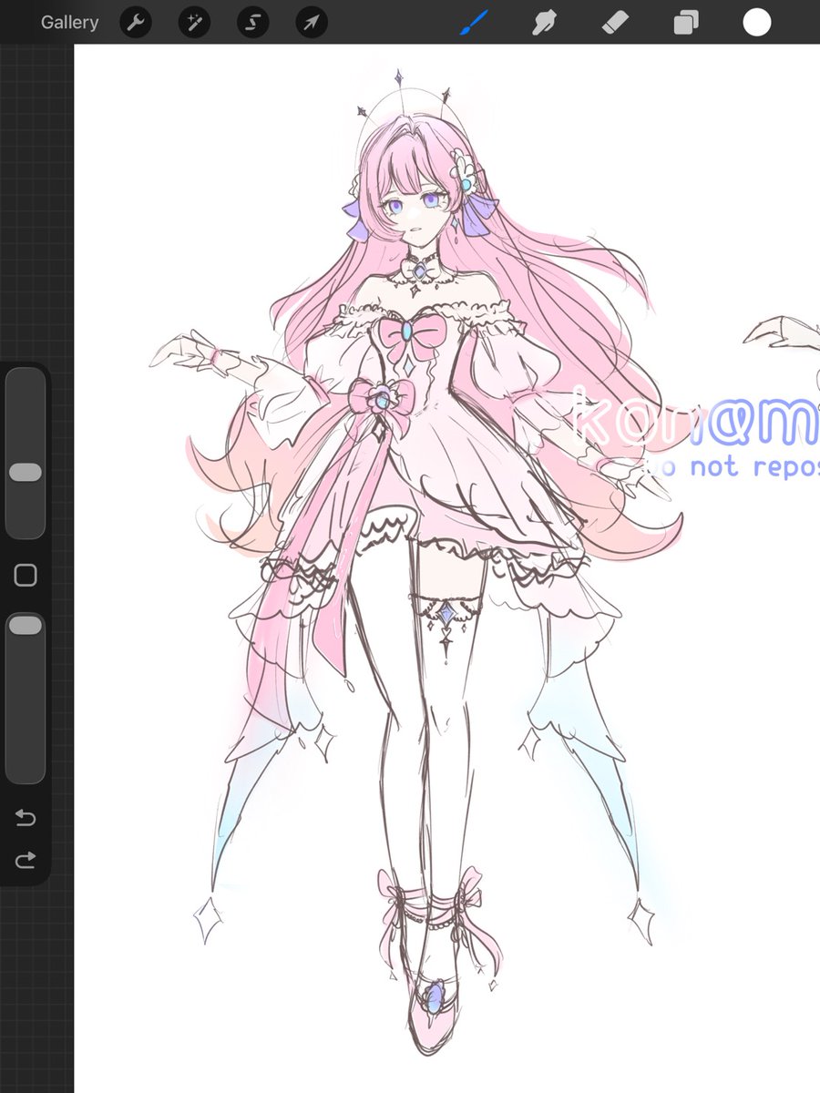 konamew_'s tweet photo. While I do first outfit last week. I think like how to design better that’s make me not start full render yet..cause first design too childish. So today design again.
Which one you like?
#procreate #illustration #vgen #charecterdesign #konamew https://t.co/6jNwxpeqer