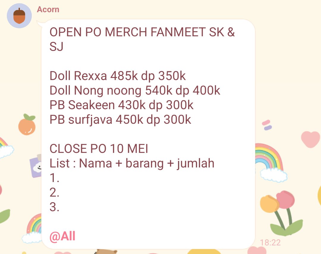 #ths merch fanmeet seakeen surfjava go dom jatim lg ada diskon guys