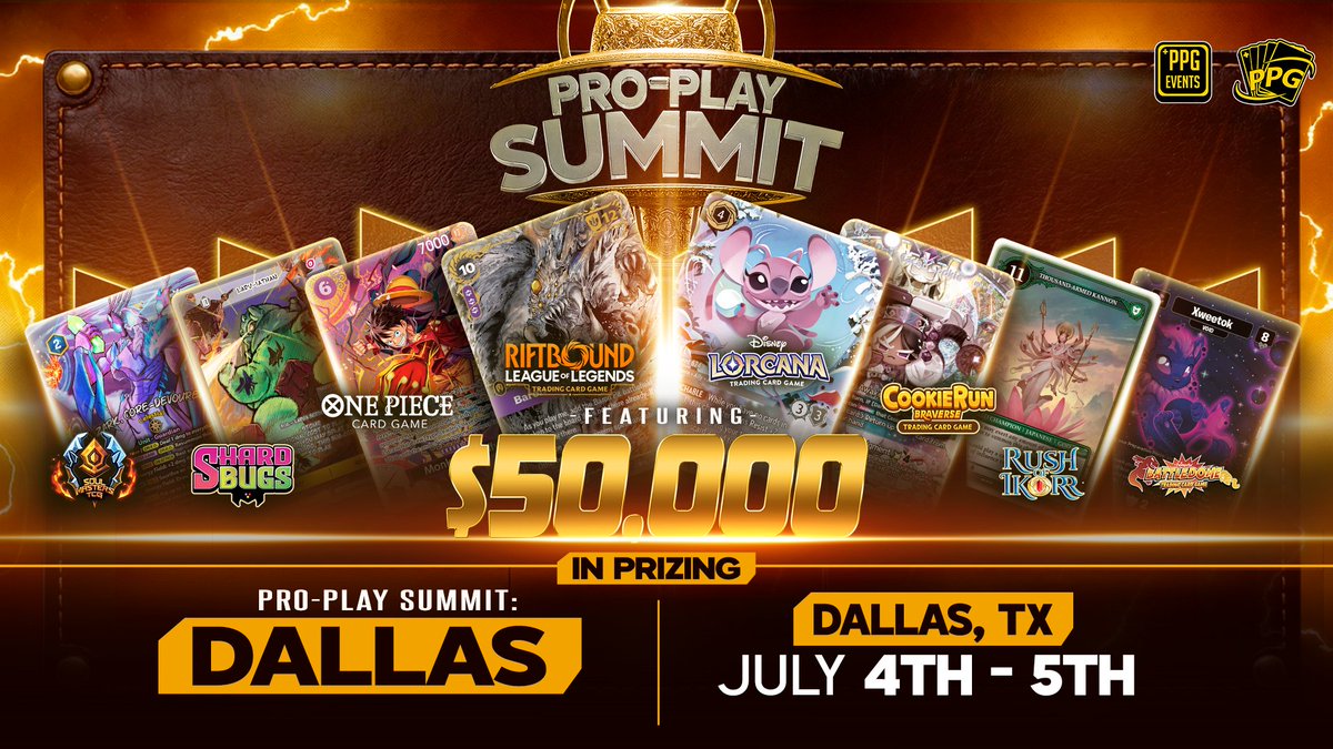 Pro-Play Games + PPG Events tweet media