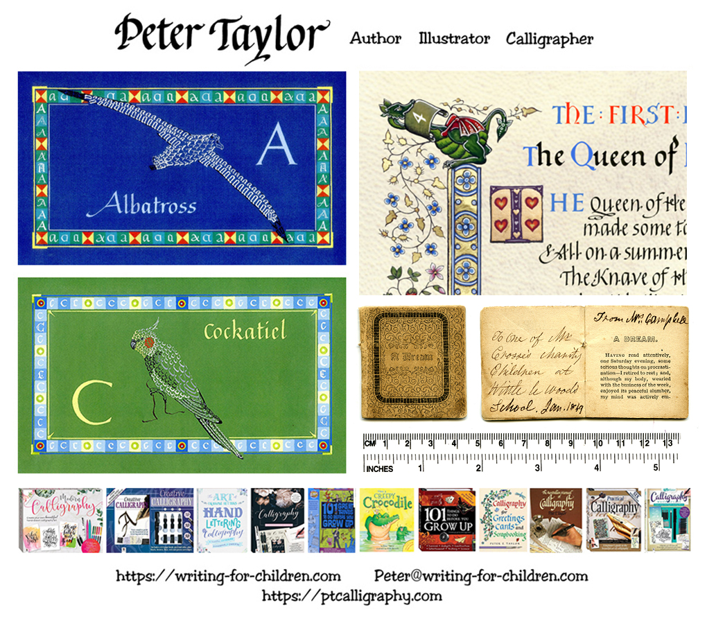 PeterTayl's tweet image. An agent asks for a selection of both stories &amp;amp; jpegs:
How many do I send?  
What res?  
What size of all files? 
Is 5, 150 dpi, 20x30cm with 2 images on each &amp;amp; a description OK? 
Thanks! 
I do borders, calligraphy, #nonfiction—no PBs #LiteraryAgent #amquerying #SCBWI #KidLitArt