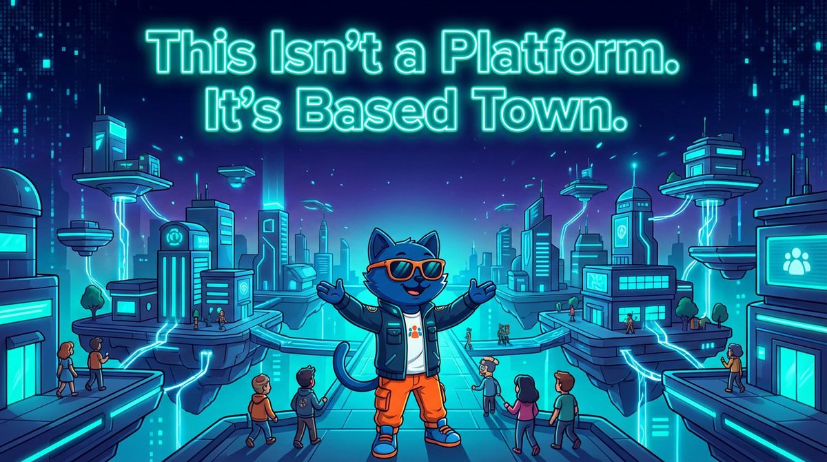 TheBasedTown's tweet photo. Based Town isn’t just a platform.
It’s where creators, builders, and communities come together to shape Base.
Every new space adds to the city.
Start exploring → https://t.co/L4CBnZDCG3
#Base #BasedTown $TOWN https://t.co/uqbP1Y8H5Q
