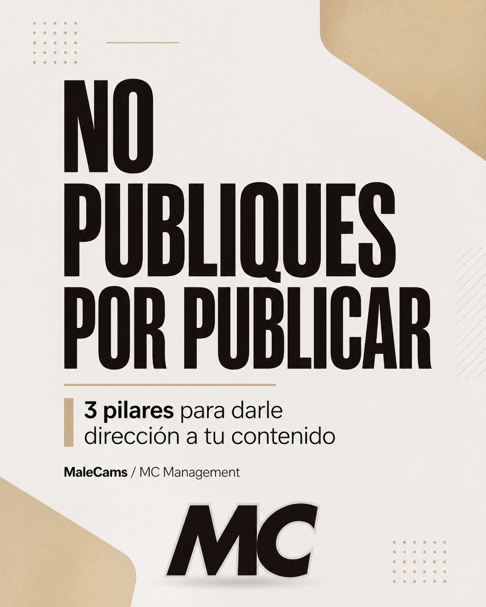 malecams's tweet photo. No publiques por publicar.

Tu contenido debe tener dirección.
No todo lo que subes ayuda a tu marca. https://t.co/XZehUDItY2