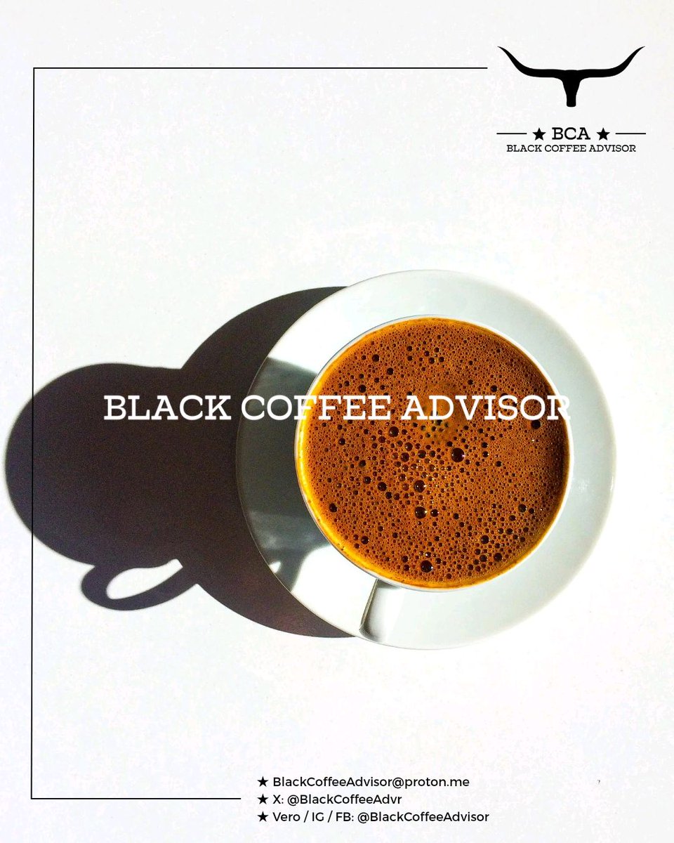 BlackCoffeeAdvr's tweet image. ★ El café es un gran acompañante a toda hora.

#BCA.#Coffee #Café #CupofCoffee #Bull
