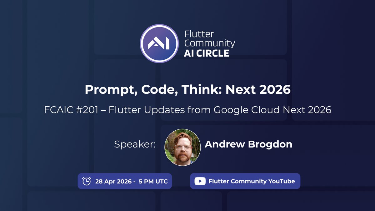 Flutter Community tweet media