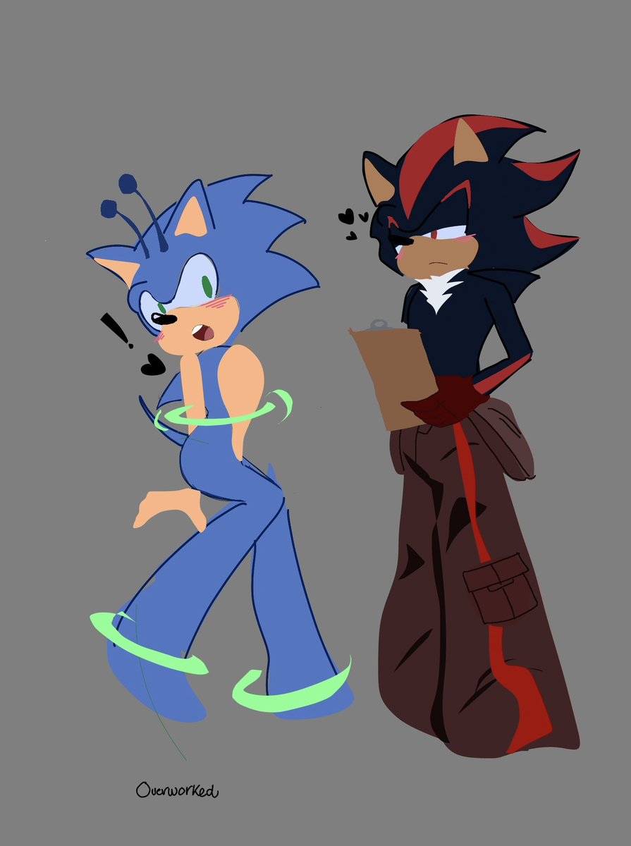 Overworked50571's tweet photo. @meamyx Thank you for hosting! I had lost of fun and will definitely finish this Sonadow AU https://t.co/xebyudcmwi