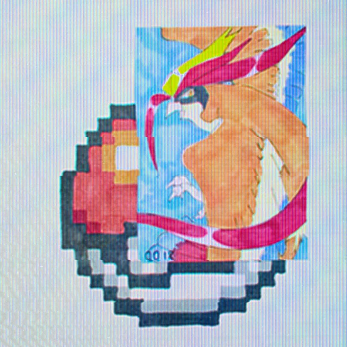 №0018 メガピジョット #朝際のポケモン図鑑チャレンジ #ただの趣味