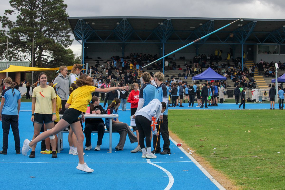 RowvilleSC's tweet photo. Today is our School Athletics Day! Come dressed in your house colours, get involved in track &amp; field events &amp; cheer on your friends &amp; housemates. Music, games &amp; a great atmosphere, it’s set to be an exciting day. Photos below are from previous years - 2026 highlights coming soon. https://t.co/9sgZ5wF3Y6
