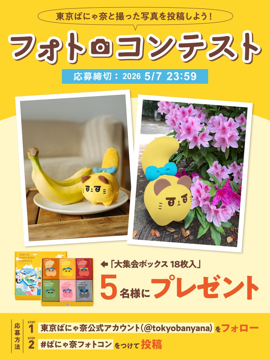 東京ばにゃ奈 tweet media
